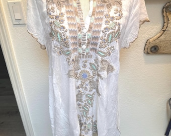 Johnny Was Monark Tunic Size Medium