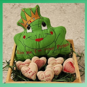 Frog Prince Embroidery File