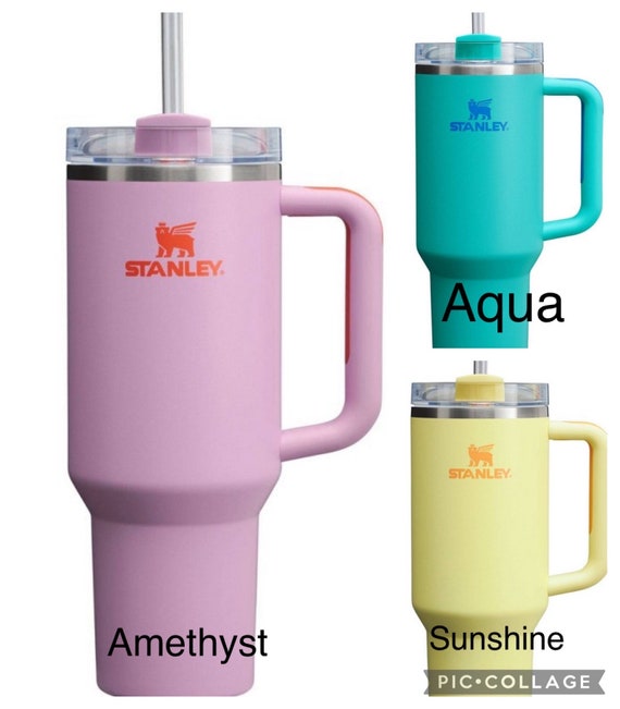 Stanley Quencher H2.0 FlowState Tumbler 40oz (Rose Quartz Glow) :  : Home