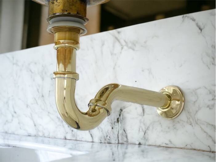 Solid Unlacquered Brass Strap Sink Bottle Trap Pop up Etsy