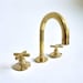 Bathroom Faucet Sink, 3 Hole Bathroom Faucet, Unlacquered Brass Vanity ...