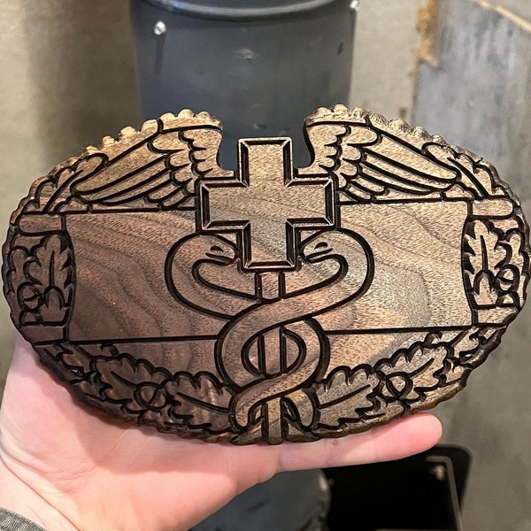 Wooden Army Medical Badge