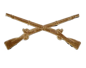 US Army Infantry Branch Insignia laser cut for DIY-Various Sizes