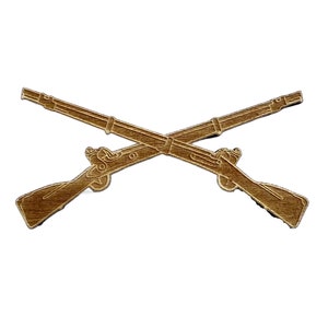 US Army Infantry Branch Insignia laser cut for DIY-Various Sizes