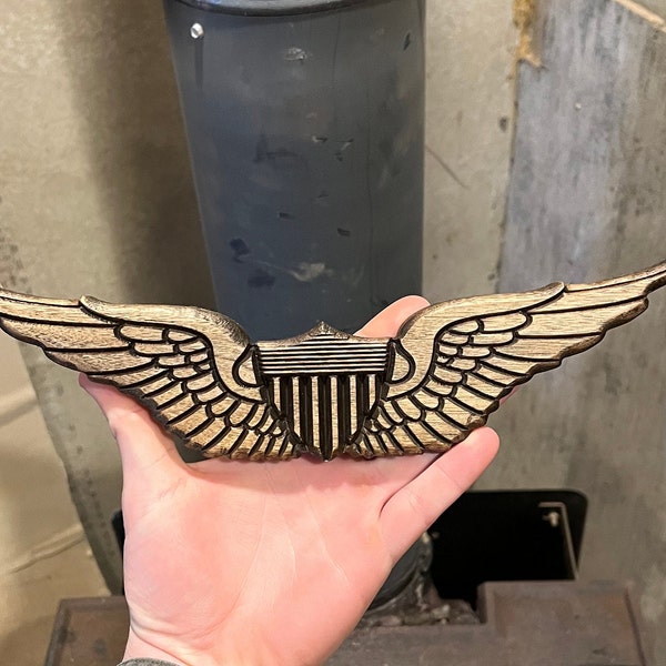 Wooden Army Aviator Wings