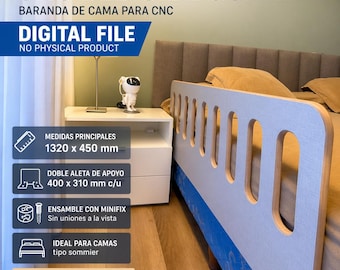 BARANDA CAMA INFANTIL