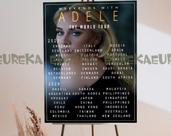 adele tour schedule