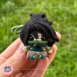 Chibi Akali Amigurumi Doll - Handmade Rogue Assassin Crochet Plush - Gamer Gift