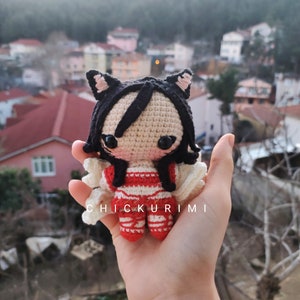 Handmade Mystic Fox Amigurumi Doll - Gift for Gamers & Collectors