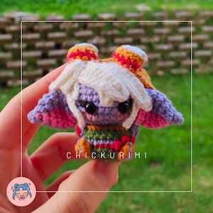 Handgemachter winziger Boomshot Gunner Amigurumi-Puppe - ein süßes Geschenk für Gamer und Sammler