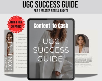 UGC Success Guide | Monetize & Grow Your UGC Business | Instant Download