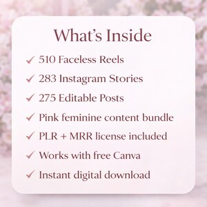 what you get 1000 plus instagram templates reels stories posts bundle