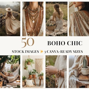 Boho Neutral Stock Photos | Faceless Lifestyle Bundle