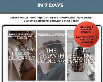 Entrepreneur Success Kit | Launch Growth & Selling Planner | Digital Business Bundle | Startup Toolkit | PLR | Instant Download
