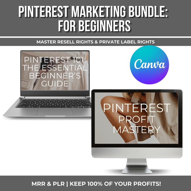 Pinterest Marketing Bundle: PLR Templates, DFY Guide & Resell Rights ...