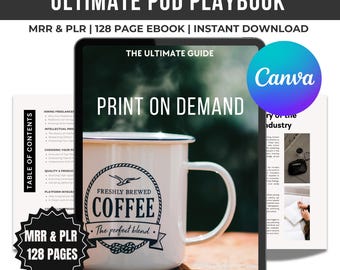 Print on Demand Business Guide: Quick Start Playbook for Passive Income with MRR & PLR Right