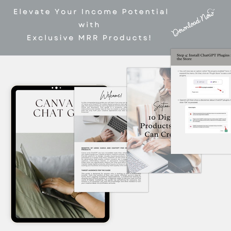 Canva & Chatgpt Mastery Guide for Digital Entrepreneurs - Etsy