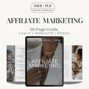 Affiliate Marketing Guide | PLR Ebook + Resell Rights
