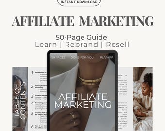 Affiliate Marketing Guide | PLR Ebook + Resell Rights
