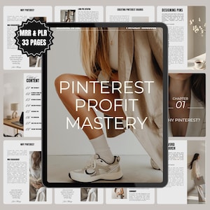 Pinterest Marketing Guide | PLR MRR Workbook for Growth and SEO