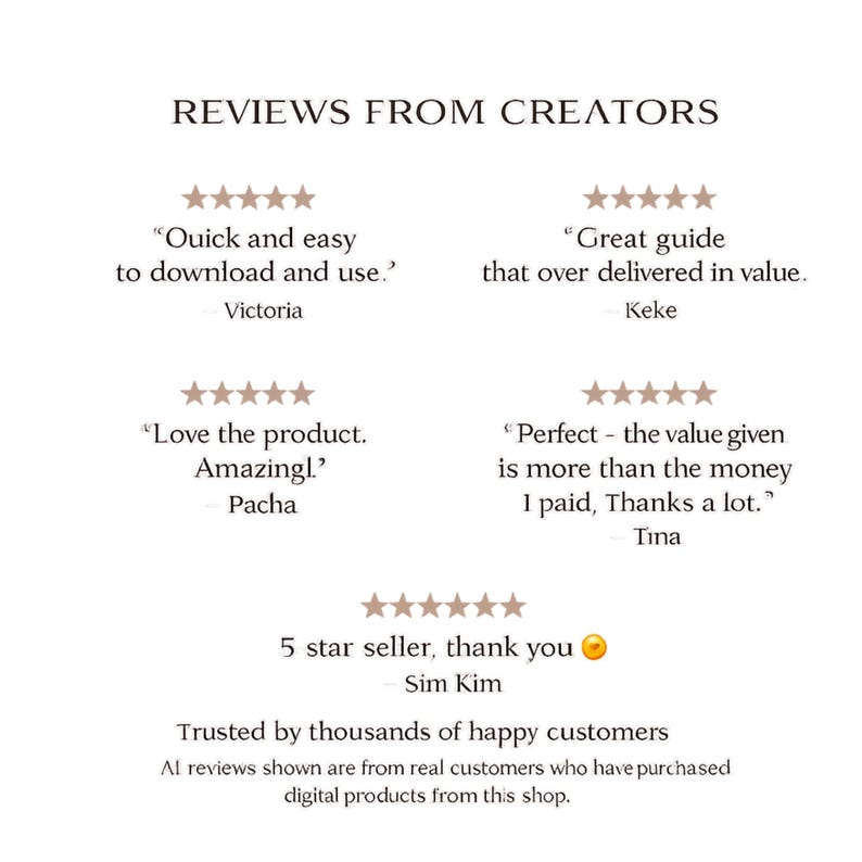 Customer feedback showing success using this Pinterest marketing guide with Canva templates and master resell rights.