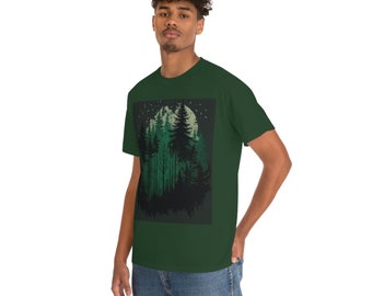 Forest at Night Graphic T-Shirt