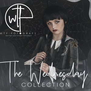 WTFotografy - The Wednesday Collection 4 layered PSD backgrounds, 7 Photoshop Actions, 47 Photoshop Brushes and 16 Overlays