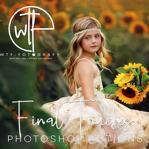 WTFotografy - FINAL TOUCHES 12 Photoshop One-Click Actions to add that final wow factor to your image