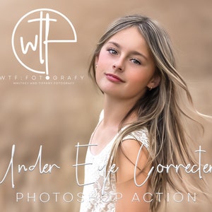 WTFotografy - UNDER EYE CORRECTOR Action. Action to help battle dark under eye circles