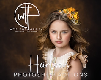 WTFotografy - HEIRLOOM FINE ART Action Set - 46 Photoshop Actions