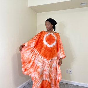 Silk Tie Dye African Bubu image 4