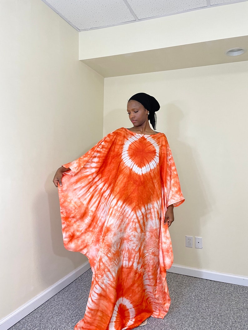 Silk Tie Dye African Bubu image 4