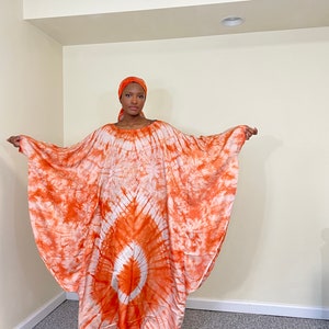 Silk Tie Dye African Bubu image 5