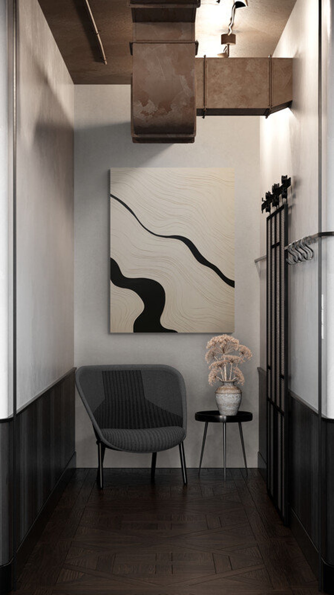 Beige Japandi Style Digital Print Modern Wall Art Minimalist Japanese ...