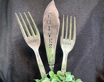 Garden Markers - Vintage Cutlery Large