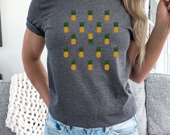 Upp och ner ananas-tröja för swingerkläder för swingerkryssning-tröja för polyamorösa parsemester-tröja för het fru