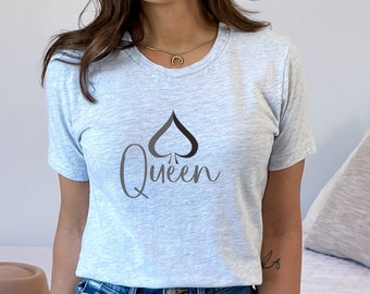 Pik-Dame-Shirt für Hot Wife-T-Shirt für QOS T-Shirt für Snowbunny-Kleidung für Barbie-Liebhaber-T-Shirt für Cuckhold-Frau
