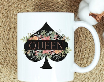 Queen of Spades Mug Gift for QOS mug for hotwife gift for cuckhold wife gift for snowbunny gift for bbc lover gift