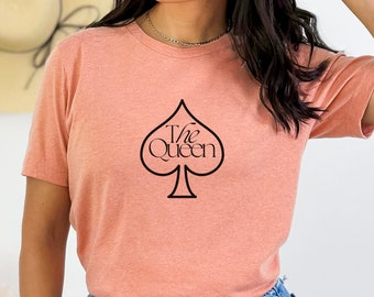 Queen of Spades Shirt for Hotwife tshirt for QOS t-shirt for bbc lover apparel for interracial couple tee for cuckhold wife -shirt