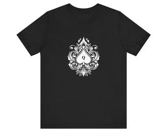 Pik-Dame-T-Shirt für Hot Wife Shirt für QOS T-Shirt für Blackberry-Liebhaber-T-Shirt für Geschenk für Frau-Shirt für Schneehasen-T-Shirt
