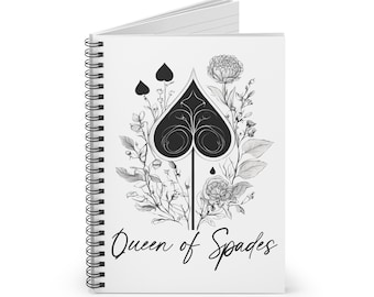 Queen of Spades notebook for QOS gift for hotwife lifestyle book for BBC addict gift for discreet wife sharing for sexy wife gift for her