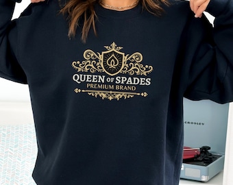 Queen of Spades Sweatshirt for Hotwife Shirt for BBC Kink Sweatshirt Gift for Cuckhold Husband Shirt for Cuck Boyfriend Gift for Snowbunny