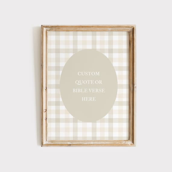 Custom Bible Verse Nursery Print: Christian Decor (Digital Download)