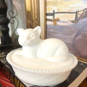 Vintage Cat Nest Candy Dish - Etsy