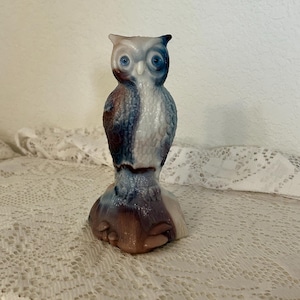 Westmoreland Owl Milk Glass - Etsy