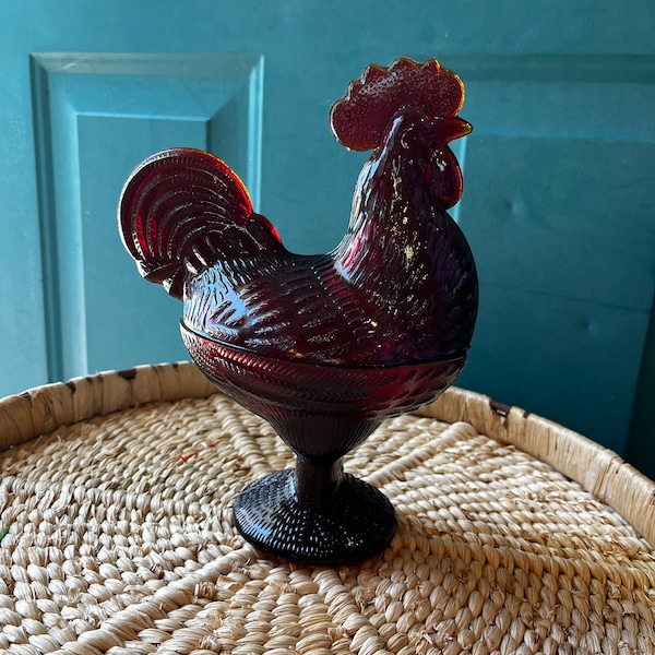 Rooster Candy Dish Etsy