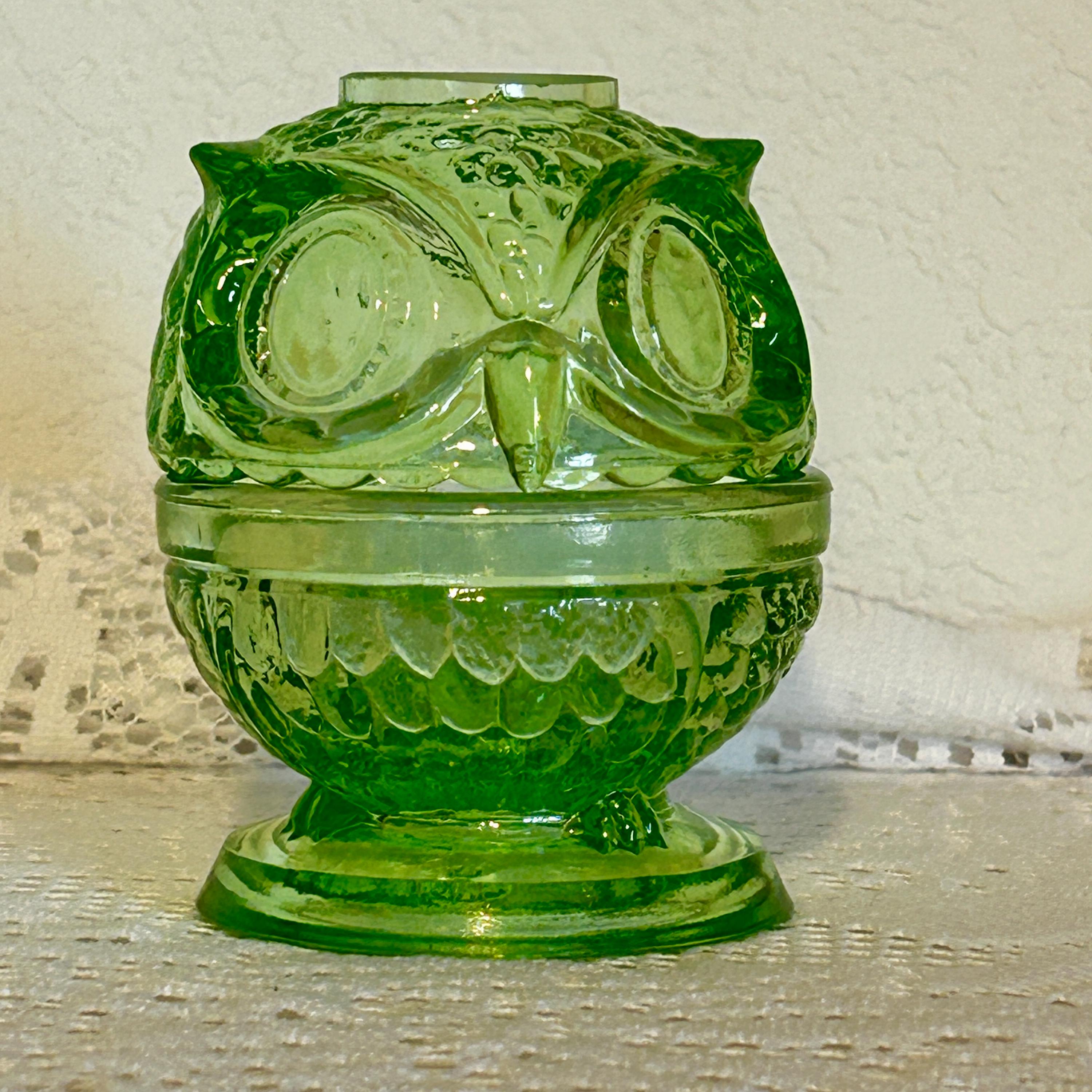 ヴィンテージアンティークインディアナグラスキャンドルフェアリーライト