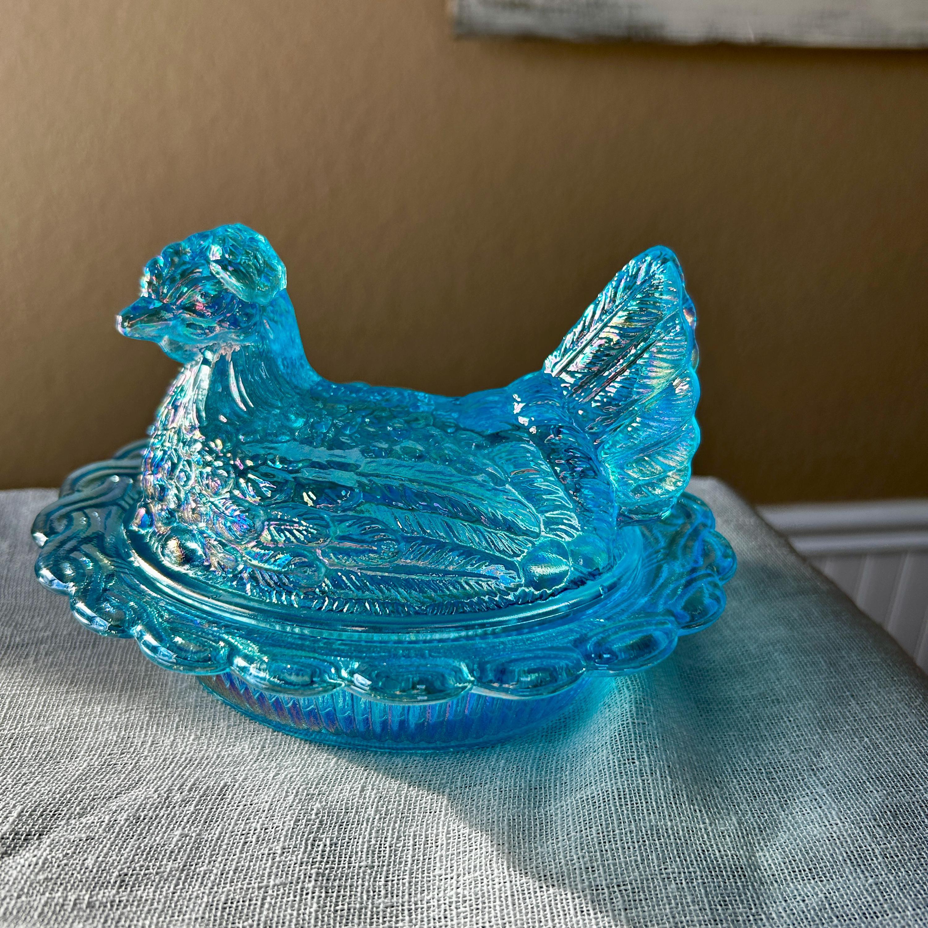 ヴィンテージMosser Glass　ラージサイズ　脚付きベリーボウル 　刻印 ヴィンテージMosser Glass ラージサイズ 脚付きベリーボウル