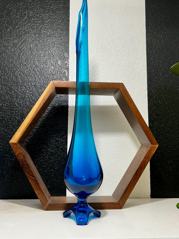 ミッドセンチュリー　ヴィンテージガラス　花瓶　オブジェ ミッドセンチュリー ヴィンテージガラス 花瓶 オブジェ