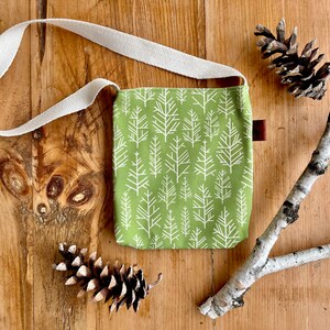 Nature Walk Tasche für Kinder | Kleinkind Einkaufstasche | Kleine Entdeckertasche | Kinder Futter Tasche | Snack-Tasche | Grün-Kiefer